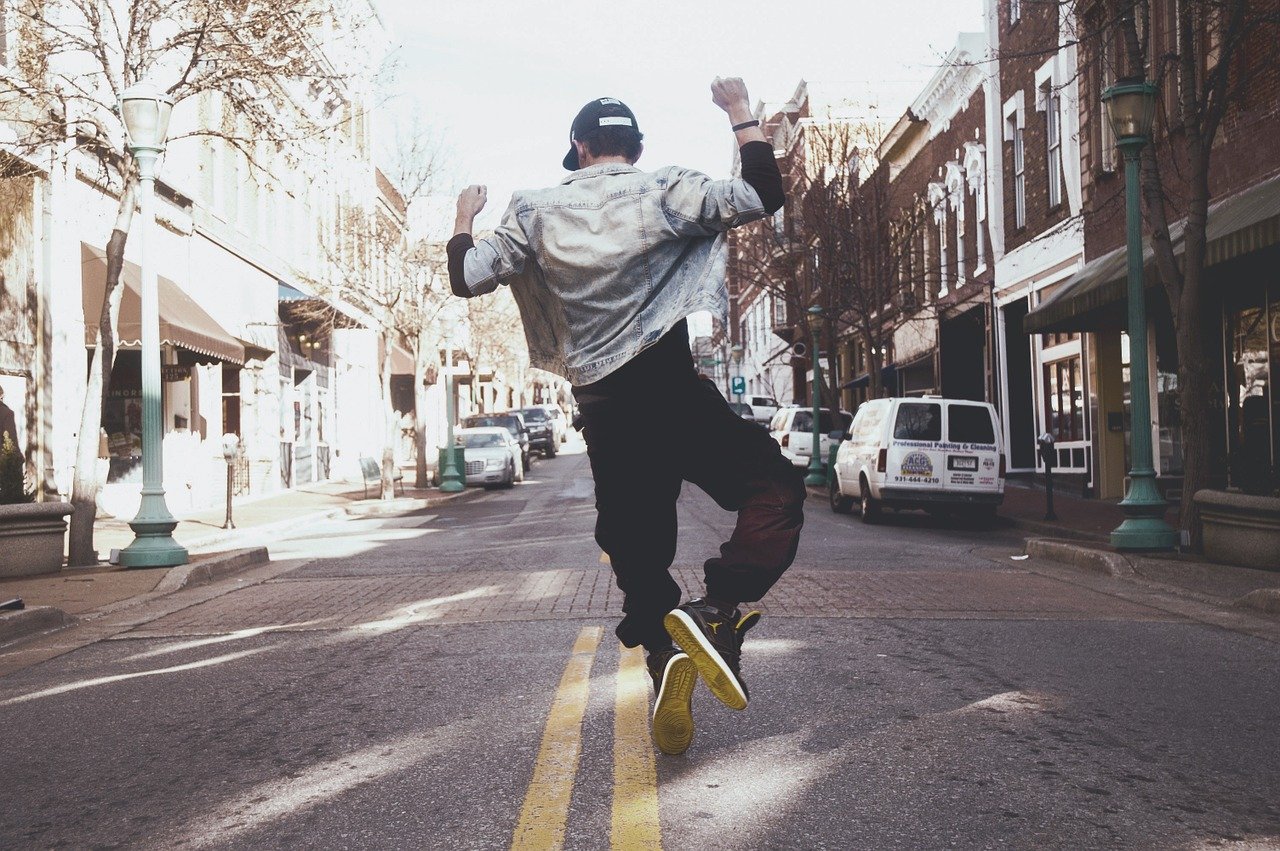 hip hop, dancer, jump
